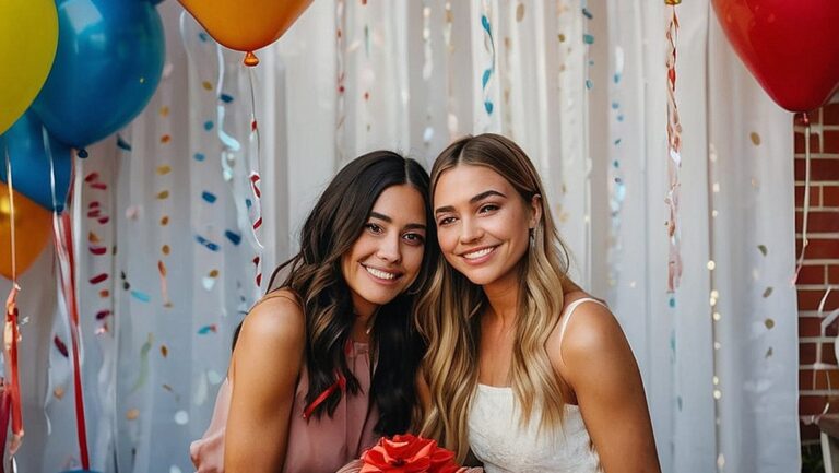 „Užfiksuokite jaudulį ir meilę draugystei su šiuo nuostabiu vaizdu, kai du geriausi draugai apsikabina priešais stalą, nukrautą unikaliomis ir apgalvotomis dovanomis, ir tai yra puiki dovana geriausio draugo gimtadienio proga."