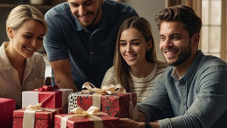 "Nustebinkite savo geriausią draugą suasmeninta dovana, kuri parodys, kaip jums rūpi. Prie stalo susirinkusių draugų, besižavinčių gražiai pagamintomis dovanomis su jų vardais ir specialiomis žinutėmis, vaizdas, simbolizuojantis suasmenintų dovanų mąstymą ir unikalumą