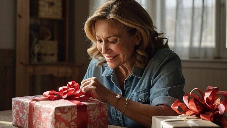 "Širdį glostantis vaizdas, kai mama gauna rankų darbo dovaną iš savo vaiko, parodanti meilę ir pastangas, įdėtą kuriant unikalią dovaną. Šilta ir jauki atmosfera prideda emocinį šios ypatingos dovanos ypatingai mamai įspūdį."