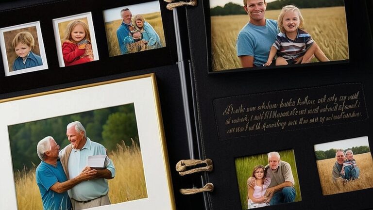 "Nustebinkite savo tėvą sentimentalia ir suasmeninta dovana, kuri įamžins brangius prisiminimus. Naudokite didelės raiškos tėvo ir vaiko atvaizdą, besižavinčius pagal užsakymą pagamintu nuotraukų albumu, užpildytu brangiomis nuotraukomis, parodydami nuoširdų ir ilgalaikį jausmą, slypintį už šios ypatingos dovanos.