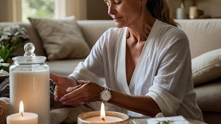 "Geras ir ramus mamos, apsuptos raminančių sveikatinimo dovanų, įvaizdis, skatinantis rūpintis savimi ir atsipalaiduoti. Šiame įvaizdyje, kuriame yra įvairių sveikatingumo prekių ir rami aplinka, atsispindi dovanos, skirtos mamos sveikatai ir gerovei, esmė."