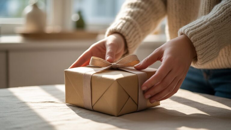 Realistiška mąstančio žmogaus rankų nuotrauka švelniai paverčiama nervuota, šiek tiek nesutampa dovana ant nesugadinto paviršiaus, minkštos šviesos.