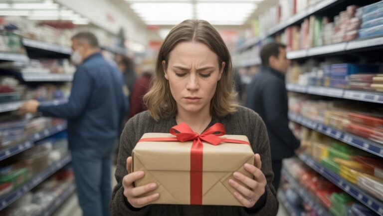 Realistiška, šiek tiek desocituojama streso asmens, turinčio bendrą, neįkvėptą dovaną, nuotrauką, apsuptą neryškios parduotuvės chaoso, sukeldamas paskutinės minutės spaudimą.